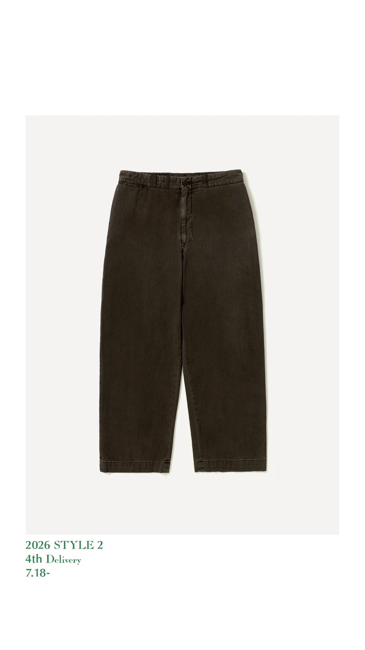 A.PRESSE 26AW Vintage Type.4 Chino Trousers